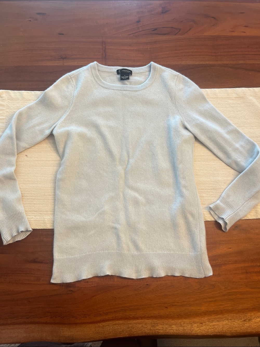 Pale Blue Crewneck Sweater